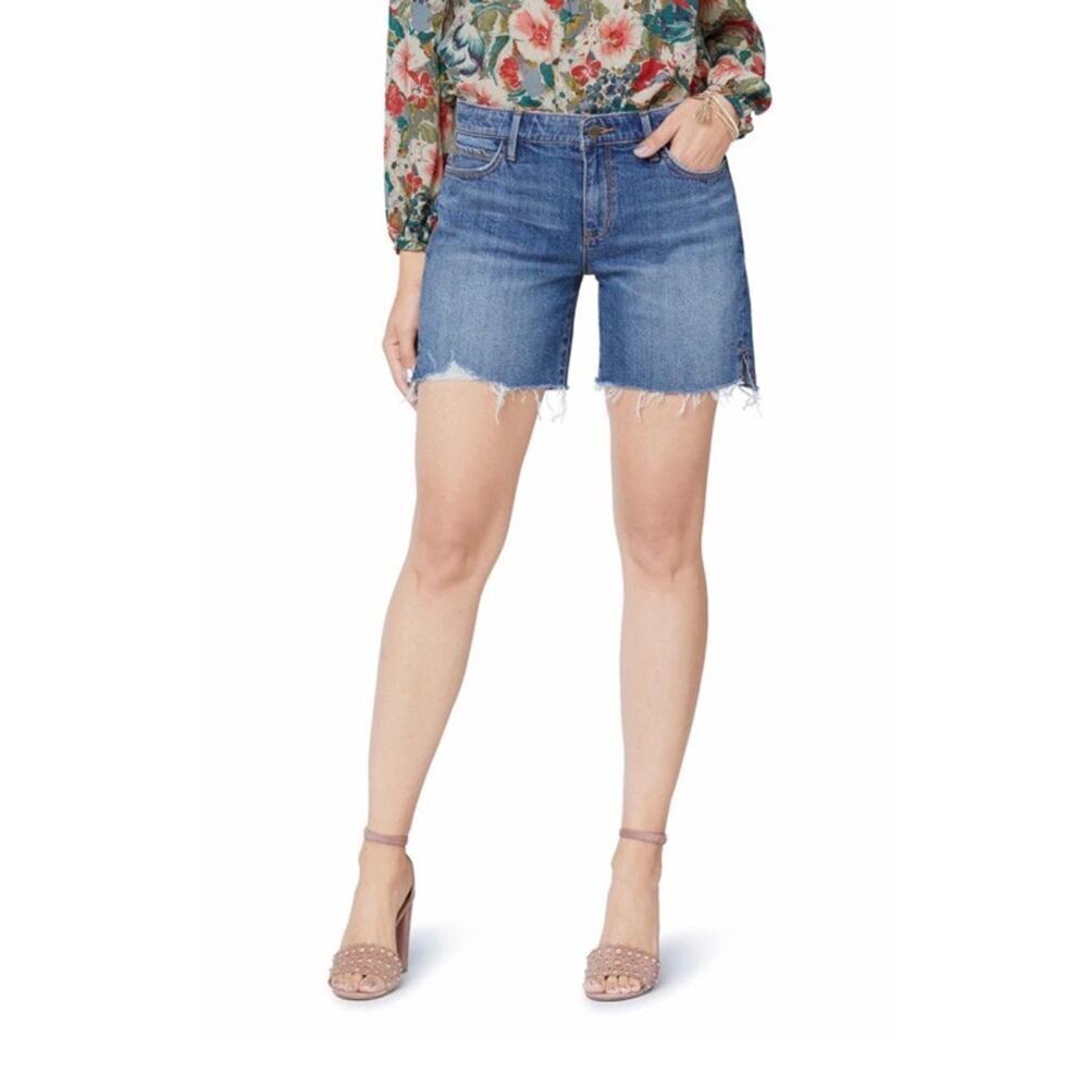 Sam Edelman The Derby Raw Hem Denim Shorts